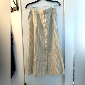 Eileen Fisher Linen Midi Skirt